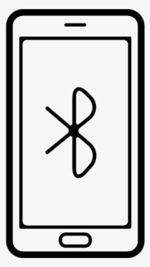 Bluetooth Sign On Phone Screen Vector - Cell Phone Unlock Icon #1381754