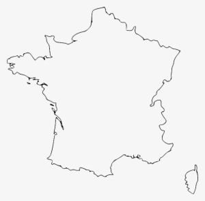 France, Flag, Country, Black, French, Geography - France Map Vector Free Download #1382206