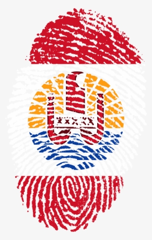 French Polynesia Flag Fingerprint 662419 - Bandeira Do Brasil Png Transparente #1382437