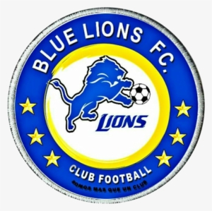 Blue-lions - Detroit Lions Official Nfl 5 Inch Car Window Cling #1383223