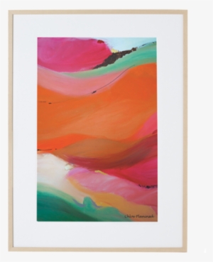 Sorbet 5v - Framed Print - Modern Art #1383491