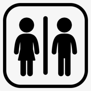Restroom Sign ⋆ Free Vectors, Logos, Icons And Photos - Icono De Baño Png #1383747
