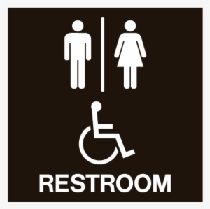 Mens Bathroom Sign Png - Family Accessible Restroom Sign #1383795