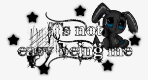 Graphic Download Glitter Graphics The Community For - Emo Bunny #1383982
