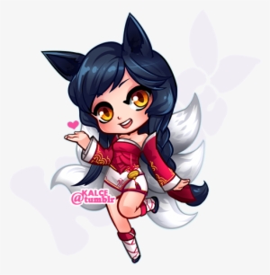 Ahri Chibi By Kalcedonyx - Ahri Chibi #1384081