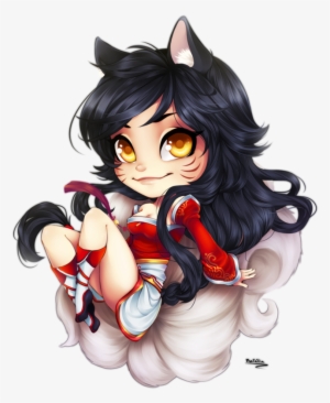 Ahri By Nataliadsw On Deviantart - Ahri Chibi Png #1384111