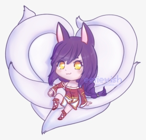 A Transparent Ahri Because I Realized I Hadn't Drawn - Art #1384235