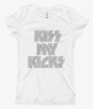 Kiss My Kicks Girl's T-shirt - Active Shirt #1385045