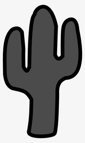 Cute Cactus Clipart Black And White #1385155