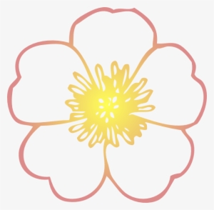 How To Set Use Coral And Yellow Hibiscus Flower Clipart #1385185