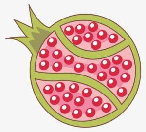 Pomegranate Clipart Cartoon - Granada Fruta Vector #1385358