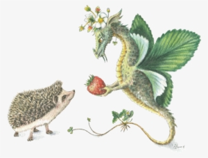 Strawberry Dragon & Hedgehog - Dragon Hedgehog #1385377