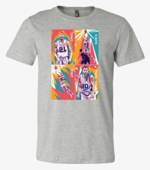 Combined Spurs Pop Art T-shirt #1385407