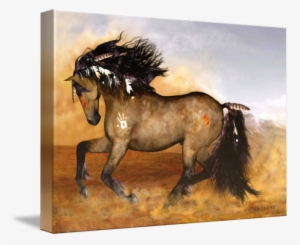 Galloping Over The Prairie, This Warrior Horse Astounding - Cherokee Horse #1385649