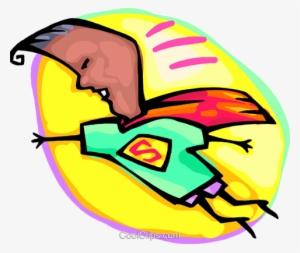 Youngster With A Superman Cape And Shirt Royalty Free - Vulnerability #1385935