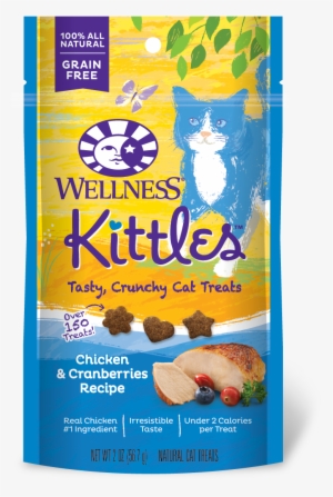 Chicken & Cranberry - Wellness Kittles Crunchy Natural Grain Free Cat Treats, #1386059