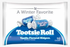 Tootsie Roll Vanilla Flavored Midgees Limited Edition - Single Vanilla Tootsie Rolls #1386689