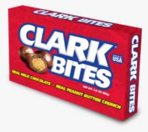 Clark Milk Chocolate Peanut Butter Bites Theater Box - Charleston Chew Mini Vanilla Snacks 99 G #1386915