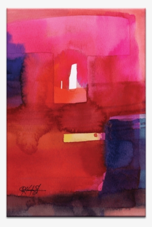 Watercolor Abstraction - Artist Lane Watercolor Abstraction 220 By Kathy Morton #1387009