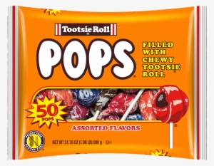 Tootsie Pops Assorted Flavors Candy, 32 Oz, 50 Ct - Tootsie Roll Pops, Assorted Flavors - 8.4 Oz #1387209