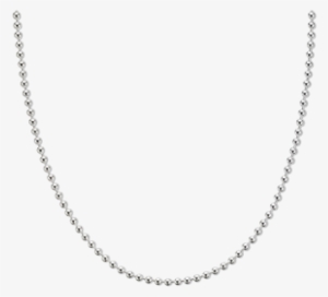 Silver Ball Chain 50cm - Necklace #1387403