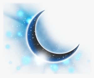 Ftestickers Clipart Moon Stars Bluemoon Crescentmoon - Imagenes De Media Luna #1387549