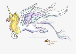 Vector Transparent Unicorn Griffon Hippogriff Gryphon - Hippogriff Griffon Gryphon #1387621