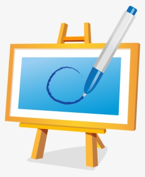 Png Transparent Library Paint Easel Clipart - Painting Icon #1387998