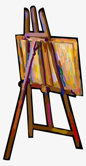 Transparent Artist Easel Clipart - Easel In Art Gallery - Free ...