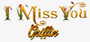 Griffin Missing You Name Png - Heena Name #1388295