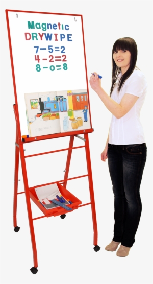Single Boarded Mobile 'a-frame' Easel 'portrait Style' - Youngstart Height Adjustable Mobile Whiteboard Easel #1388397 Single Boarded Mobile 'a-frame' Easel 'portrait Style' - Youngstart Height Adjustable Mobile Whiteboard Easel #1388397