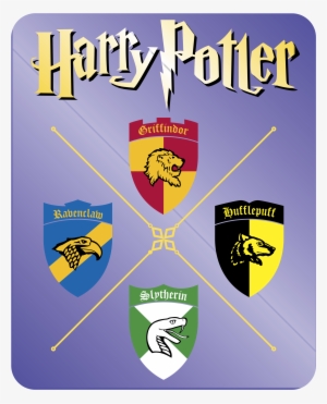 Griffindor Ravenclaw Slytherin Hufflepuff Logo Png - Harry Potter And The Sorcerers Stone Book 1 Large Print #1389119