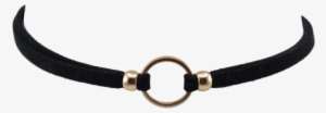 Gold And Black Choker - Gold #1389441