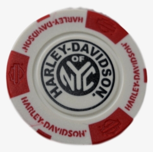 White Poker Chip Png - Deadwood Harley-davidson Double Guns Full Color Poker #1389738
