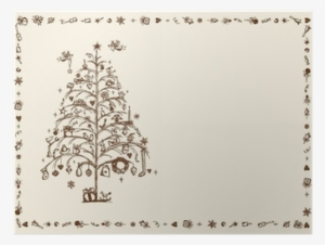 Christmas Card - Garfield Tree And Fairies Shower Curtain Winston Porter #1389924