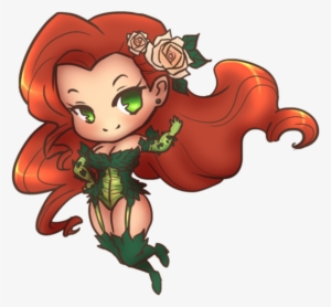 Chibi Poison Ivy By Oh - Poison Ivy Chibi Drawing #1390015