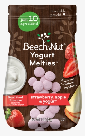 Strawberry, Apple & Yogurt Melties - Beech Nut Yogurt Melts #1390107