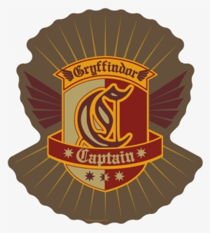 Gryffindor Quidditch Captain Patch - Gryffindor Quidditch Captain Badge #1390130
