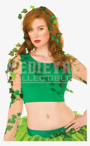 Adult Poison Ivy Leaf Kit - Women's Poison Ivy Leaves Vine - Green For Halloween #1390209
