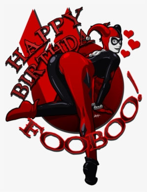 Drawn Harley Quinn Birthday - Harley Quinn #1390476