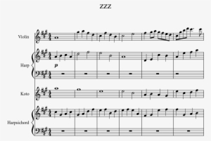 Zzz Sheet Music 1 Of 3 Pages - Sheet Music #1390723