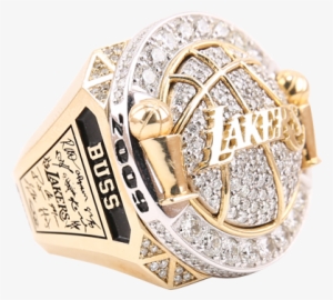 Each And Every Ring Is Adorned With A Piece Of The - Nba Rings Lakers #1391400