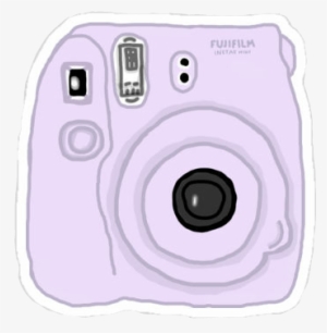 Polaroid Tumblr Purple Instaxmini - Purple Polaroid Camera Png #1391922