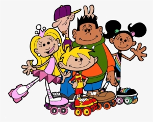 Banner Transparent Stock Open Skate Traxside Skating - Kids Rollerskating Clip Art #1392278