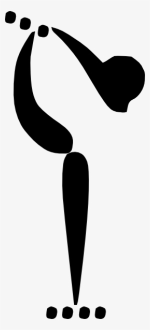 Free Vector Olympic Roller Skating Clip Art - Olympic Figure Skating Symbol #1392345