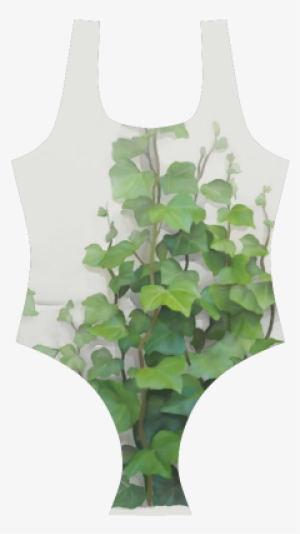Watercolor Vines, Climbing Plant Zoom Vest One Piece - Wall Backpack By Ivaw #1395215