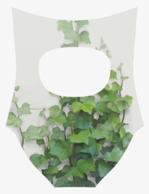Watercolor Vines, Climbing Plant Zoom Strap Swimsuit - Datura #1395276