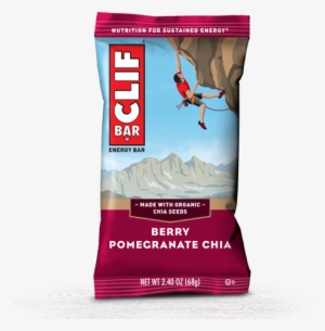 Berry Pomegranate Chia Packaging - Clif Bar Peanut Butter Chocolate #1395672