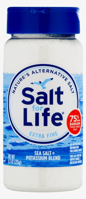 Salt For Life Sea Salt Plus Potassium Blend, 15.2 Ounce #1396317