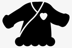 Baby Girly Top With Heart Shape Comments - Illustration #1396429